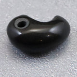 Japanese Natural Obsidian 21mm Magatama 3.2g (ID:64430)