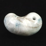 Natural Itoigawa Jadeite Blue 28mm Magatama 12.9g with Certificate (ID:64930)