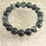 Natural Itoigawa Jadeite Green 12mm Bead Bracelet 50.6g with Certificate (ID:65034)