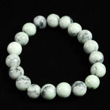 Natural Itoigawa Jadeite Light Green 10mm Bead Bracelet 28.2g with Certificate (ID:65410)