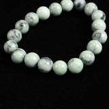 Natural Itoigawa Jadeite Light Green 10mm Bead Bracelet 28.2g with Certificate (ID:65410)