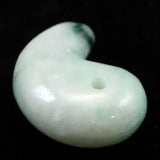 Natural Itoigawa Jadeite Light Green 29mm Magatama 10.98g with Certificate (ID:65415)