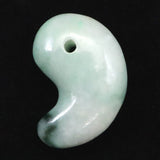 Natural Itoigawa Jadeite Light Green 29mm Magatama 10.98g with Certificate (ID:65415)