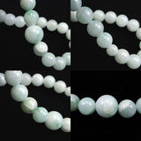 Natural Itoigawa Jadeite Light Green 8mm Bead Bracelet 22.8g with Certificate (ID:65420)