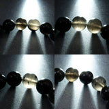 Japanese Natural Obsidian 12.5mm Bead Bracelet 42.0g (ID:65479)