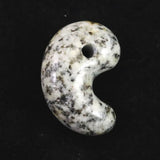 Japanese Natural Kurama Diorite 27mm Magatama 7.2g (ID:65514)