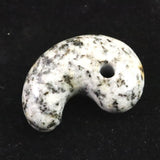 Japanese Natural Kurama Diorite 27mm Magatama 7.2g (ID:65514)