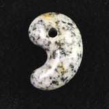 Japanese Natural Kurama Diorite 27mm Magatama 7.2g (ID:65514)