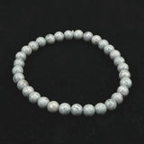 Japanese Natural Omi Rhyolite 6mm Bead Bracelet 10.2g (ID:65591)