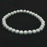 Japanese Natural Omi Rhyolite 6mm Bead Bracelet 10.2g (ID:65591)