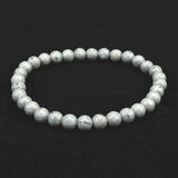 Japanese Natural Omi Rhyolite 6mm Bead Bracelet 10.2g (ID:65591)