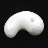 Natural Itoigawa Jadeite Light Green 22mm Magatama 5.07g with Certificate (ID:65627)