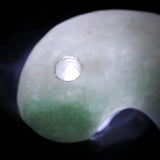 Natural Itoigawa Jadeite Light Green 22mm Magatama 5.07g with Certificate (ID:65627)