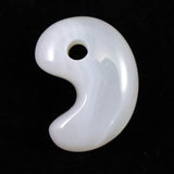 Japanese Natural Agate 20mm Magatama 3.31g (ID:65707)
