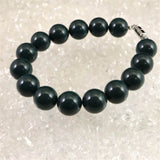 Izumo Jasper Grade SA Bead Bracelet 12mm 38.9g with Directory Card (ID:66674)