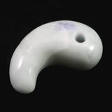 Natural Itoigawa Jadeite Lavender 30mm Magatama 11.3g with Certificate (ID:66718)