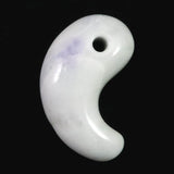 Natural Itoigawa Jadeite Lavender 30mm Magatama 11.3g with Certificate (ID:66718)
