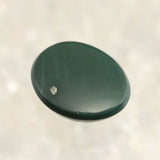 Izumo Jasper Oval Loose Stone 10mm 0.44g with Directory Card (ID:66782)
