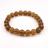 Japanese Natural Smoky Quartz 9mm Bead Bracelet 23.6g (ID:66927)