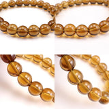 Japanese Natural Smoky Quartz 9mm Bead Bracelet 23.6g (ID:66927)