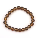 Japanese Natural Smoky Quartz 9mm Bead Bracelet 23.6g (ID:66927)