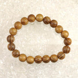 Japanese Natural Ise Cedar Wood 10.5mm Bead Bracelet 6.4g (ID:67294)