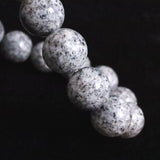Japanese Natural Angel Snow Lite 14mm Bead Bracelet 57.7g (ID:67375)