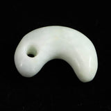 Natural Itoigawa Jadeite Green 22mm Magatama 4.0g with Certificate (ID:67435)