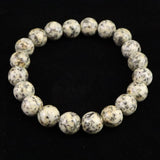 Japanese Natural Kurama Diorite 10mm Bead Bracelet 28.1g (ID:67466)