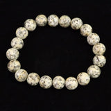Japanese Natural Kurama Diorite 10mm Bead Bracelet 28.1g (ID:67466)