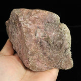 Japanese Natural Silica Rhodonite 100mm Rough Stone 1100g (ID:67557)
