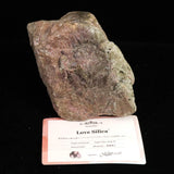 Japanese Natural Silica Rhodonite 100mm Rough Stone 1100g (ID:67557)