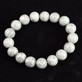 Japanese Natural Omi Rhyolite 12mm Bead Bracelet 41.4g (ID:67675)