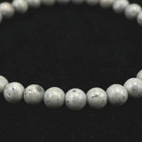 Japanese Natural Omi Rhyolite 6mm Bead Bracelet 9.9g (ID:67779)