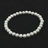 Japanese Natural Omi Rhyolite 6mm Bead Bracelet 9.9g (ID:67779)