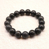 Japanese Natural Nachiguro Slate 12mm Bead Bracelet 41.5g (ID:68155)