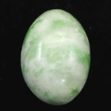 Japanese Natural Hidaka Jadeite White-Green Oval 18mm Loose Stone 3.53g (ID:68194)