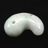 Natural Itoigawa Jadeite Light Green 31mm Magatama 13.11g with Certificate (ID:68643)