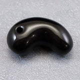 Japanese Natural Obsidian 25mm Magatama 4.8g (ID:68843)