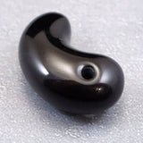 Japanese Natural Obsidian 25mm Magatama 4.8g (ID:68843)