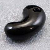 Japanese Natural Obsidian 25mm Magatama 4.8g (ID:68843)