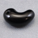 Japanese Natural Obsidian 25mm Magatama 4.8g (ID:68843)