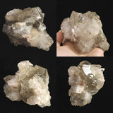 Japanese Natural Smoky Elestial Gold Rutile Record Keeper Rainbow 574g (ID:69299)