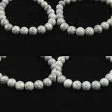 Japanese Natural Omi Rhyolite 8mm Bead Bracelet 17.7g (ID:69360)