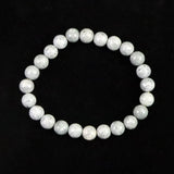 Japanese Natural Omi Rhyolite 8mm Bead Bracelet 17.7g (ID:69360)