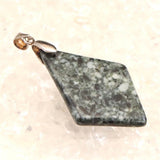 Japanese Natural Tono Amphibolite Diamond Shape Pendanttop 5.0g (ID:69512)