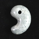 Japanese Natural Omi Rhyolite 27mm Magatama 7.1g (ID:69662)