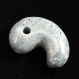 Japanese Natural Omi Rhyolite 27mm Magatama 7.1g (ID:69662)