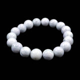 Natural Itoigawa Jadeite Lavender 12mm Bead Bracelet 56.9g with Certificate (ID:70587)
