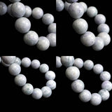 Natural Itoigawa Jadeite Lavender 12mm Bead Bracelet 56.9g with Certificate (ID:70587)